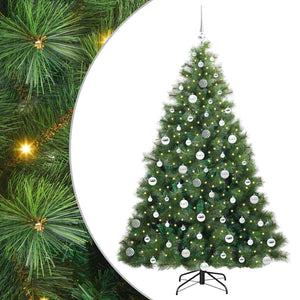 Albero di Natale artificiale con 300 LED Verde 180 cm PE e PVC 3397788