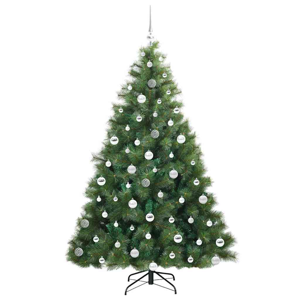 Albero di Natale artificiale con 300 LED Verde 180 cm PE e PVC 3397788