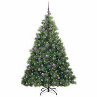 Albero di Natale artificiale con 300 LED Verde 180 cm PE e PVC 3397789