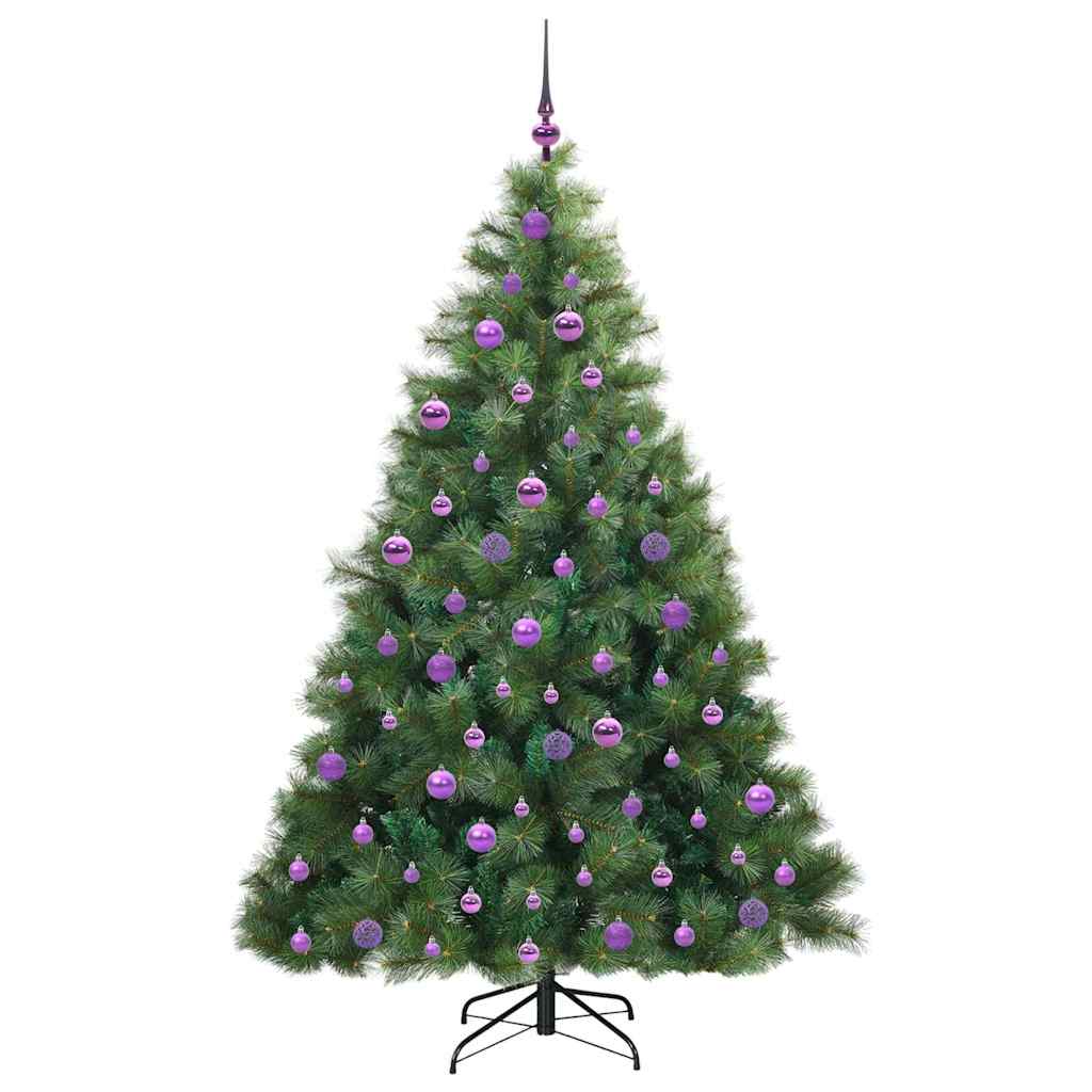 Albero di Natale artificiale con 300 LED Verde 180 cm PE e PVC 3397789