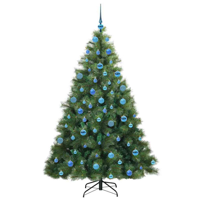 Albero di Natale artificiale con 300 LED Verde 180 cm PE e PVC 3397790