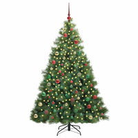 Albero di Natale artificiale con 300 LED Verde 180 cm PE e PVC 3397791