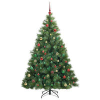 Albero di Natale artificiale con 300 LED Verde 180 cm PE e PVC 3397791