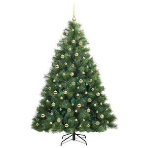Albero di Natale artificiale con 300 LED Verde 210 cm PE e PVC 3397800