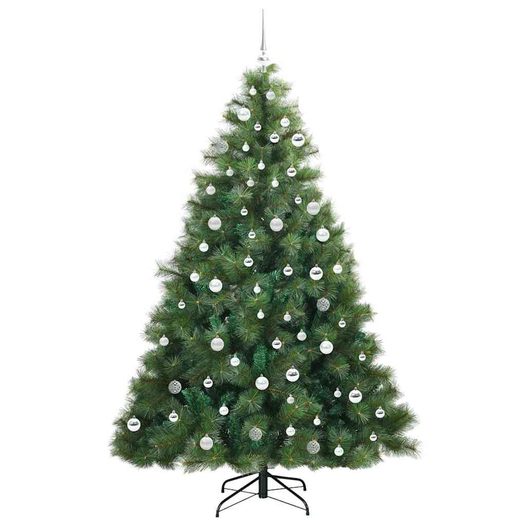 Albero di Natale artificiale con 300 LED Verde 210 cm PE e PVC 3397801