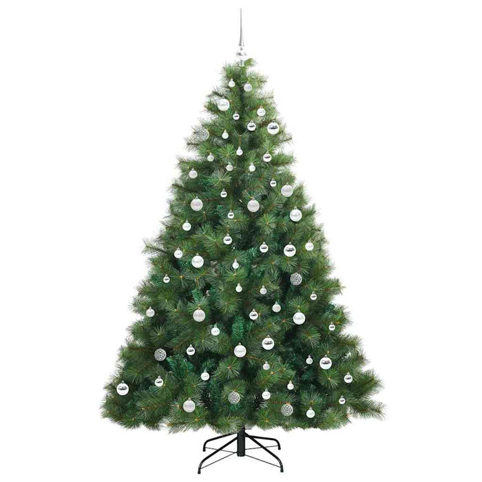 Albero di Natale artificiale con 300 LED Verde 210 cm PE e PVC 3397801