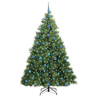 Albero di Natale artificiale con 300 LED Verde 210 cm PE e PVC 3397803