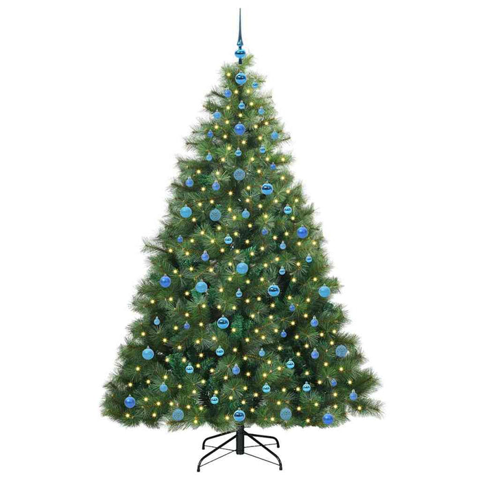 Albero di Natale artificiale con 300 LED Verde 210 cm PE e PVC 3397803