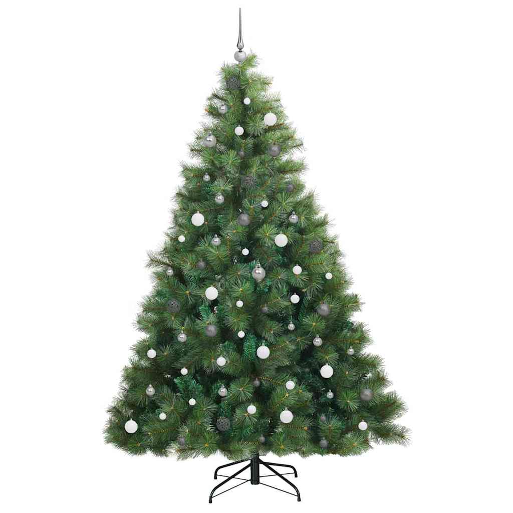 Albero di Natale artificiale con 300 LED Verde 240 cm PE e PVC 3397808