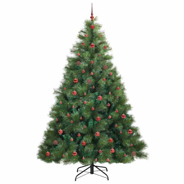 Albero di Natale artificiale con 300 LED Verde 240 cm PE e PVC 3397809