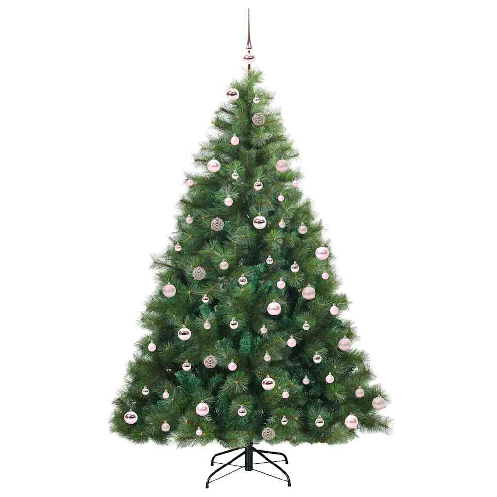 Albero di Natale artificiale con 300 LED Verde 240 cm PE e PVC 3397811