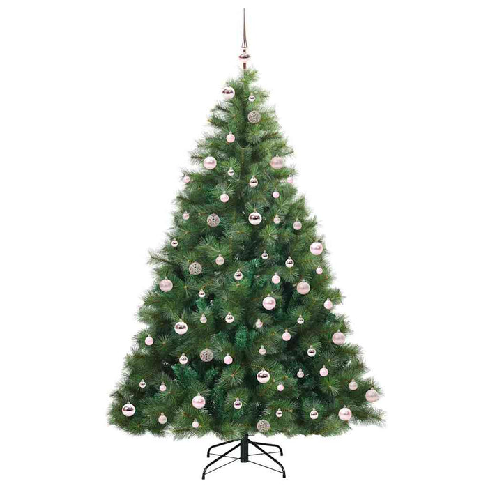 Albero di Natale artificiale con 300 LED Verde 240 cm PE e PVC 3397811