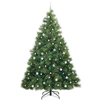 Albero di Natale artificiale con 300 LED Verde 240 cm PE e PVC 3397812