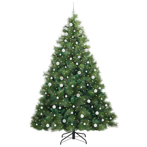 Albero di Natale artificiale con 300 LED Verde 240 cm PE e PVC 3397812