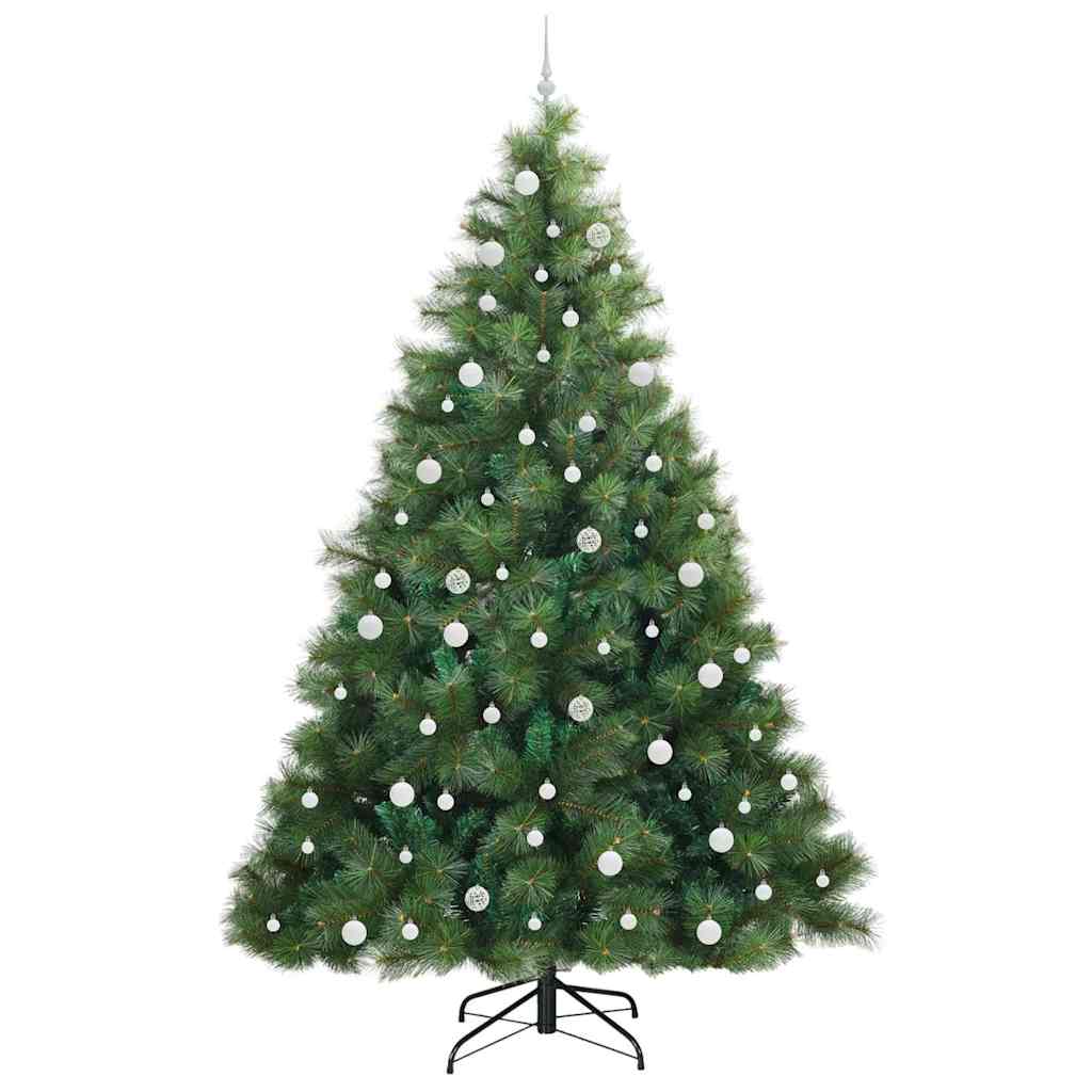 Albero di Natale artificiale con 300 LED Verde 240 cm PE e PVC 3397812