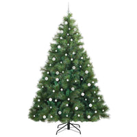 Albero di Natale artificiale con 300 LED Verde 240 cm PE e PVC 3397812