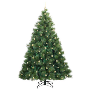 Albero di Natale artificiale con 300 LED Verde 240 cm PE e PVC 3397813
