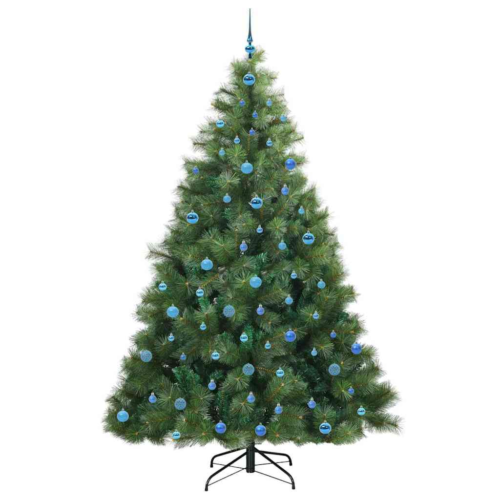 Albero di Natale artificiale con 300 LED Verde 240 cm PE e PVC 3397816