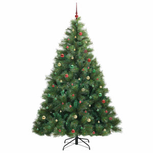 Albero di Natale artificiale con 300 LED Verde 240 cm PE e PVC 3397817