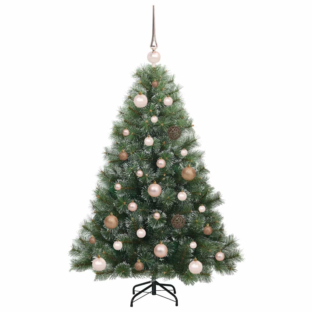 Albero di Natale artificiale con 150 LED Verde 120 cm PE e PVC 3397820