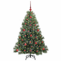 Albero di Natale artificiale con 150 LED Verde 120 cm PE e PVC 3397822