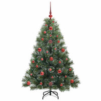 Albero di Natale artificiale con 150 LED Verde 120 cm PE e PVC 3397822