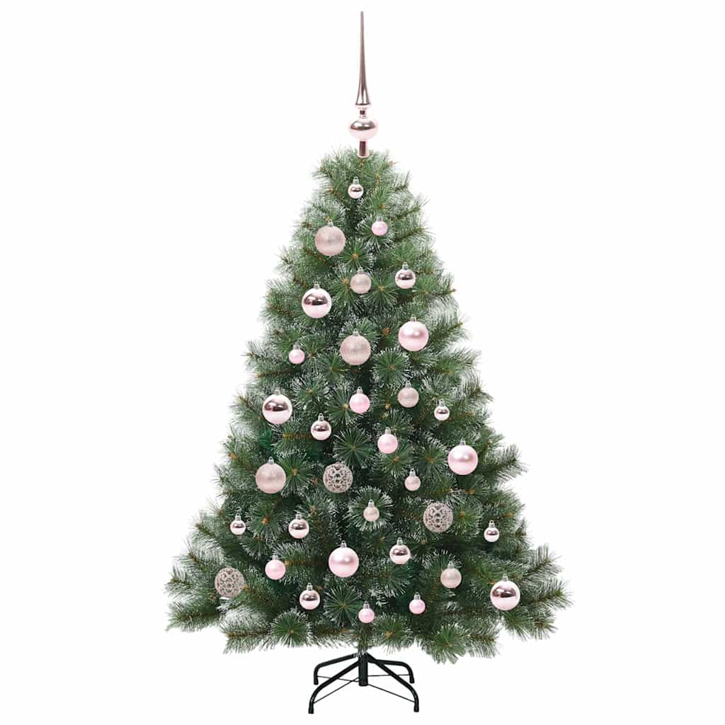 Albero di Natale artificiale con 150 LED Verde 120 cm PE e PVC 3397824