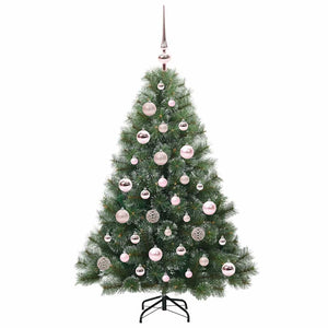 Albero di Natale artificiale con 150 LED Verde 120 cm PE e PVC 3397824