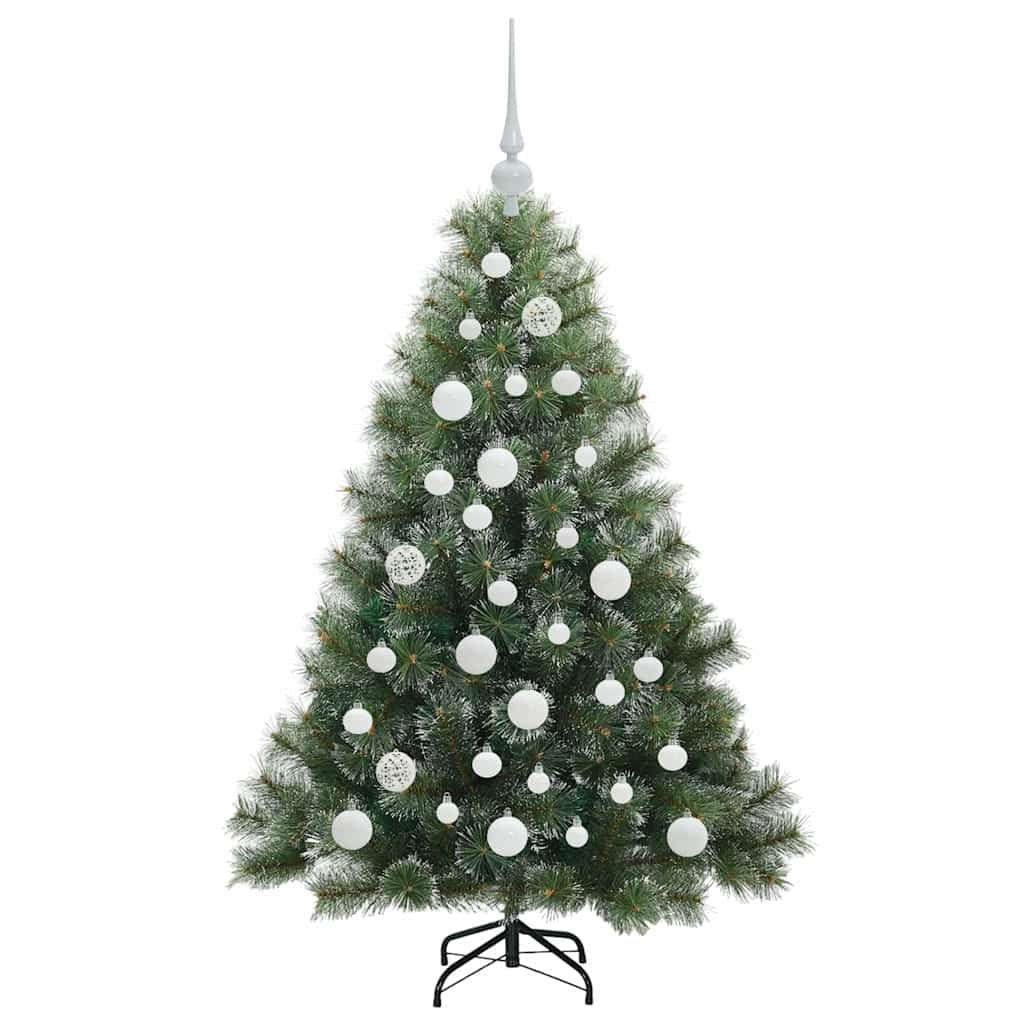 Albero di Natale artificiale con 150 LED Verde 120 cm PE e PVC 3397825
