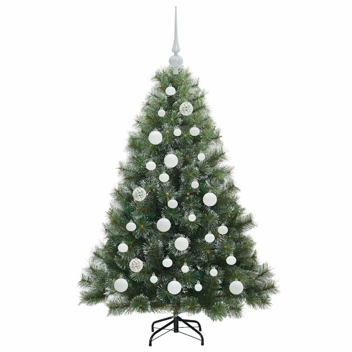 Albero di Natale artificiale con 150 LED Verde 120 cm PE e PVC 3397825