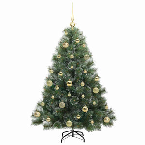 Albero di Natale artificiale con 150 LED Verde 120 cm PE e PVC 3397826