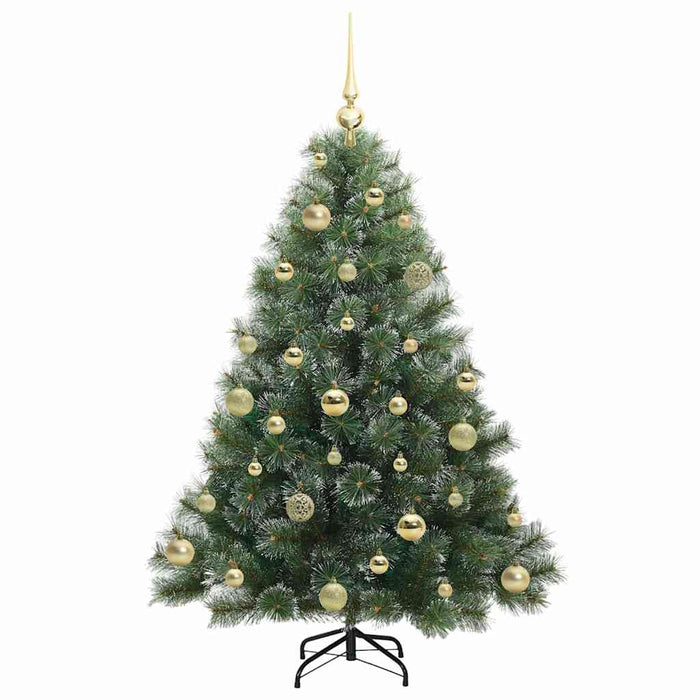 Albero di Natale artificiale con 150 LED Verde 120 cm PE e PVC 3397826