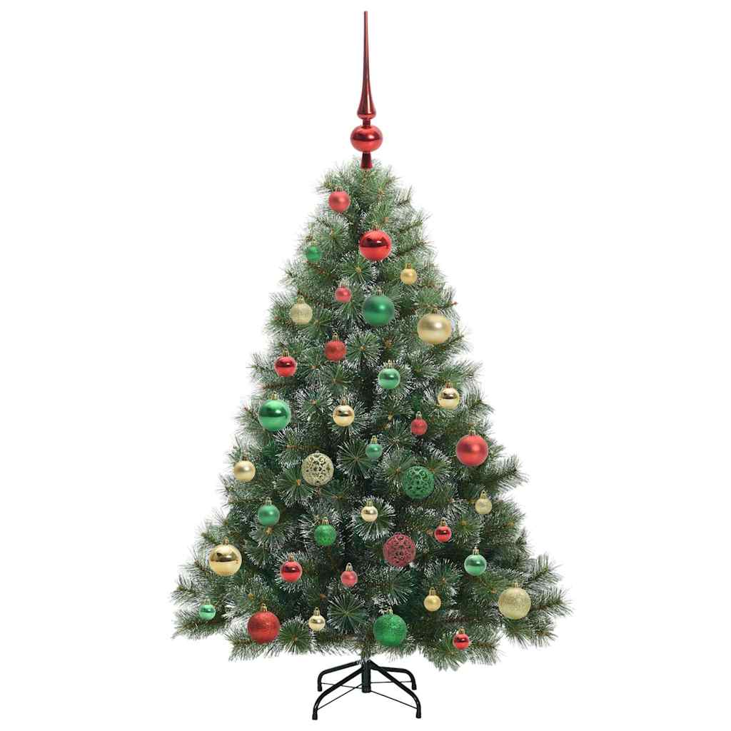 Albero di Natale artificiale con 150 LED Verde 120 cm PE e PVC 3397830
