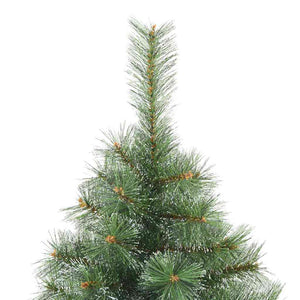 Albero di Natale artificiale con 150 LED Verde 150 cm PE e PVC 3397835