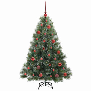 Albero di Natale artificiale con 150 LED Verde 150 cm PE e PVC 3397835
