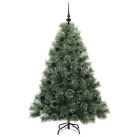 Albero di Natale artificiale con 150 LED Verde 150 cm PE e PVC 3397836