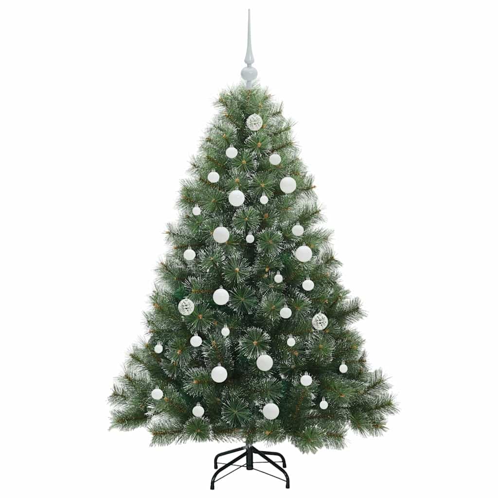 Albero di Natale artificiale con 150 LED Verde 150 cm PE e PVC 3397838