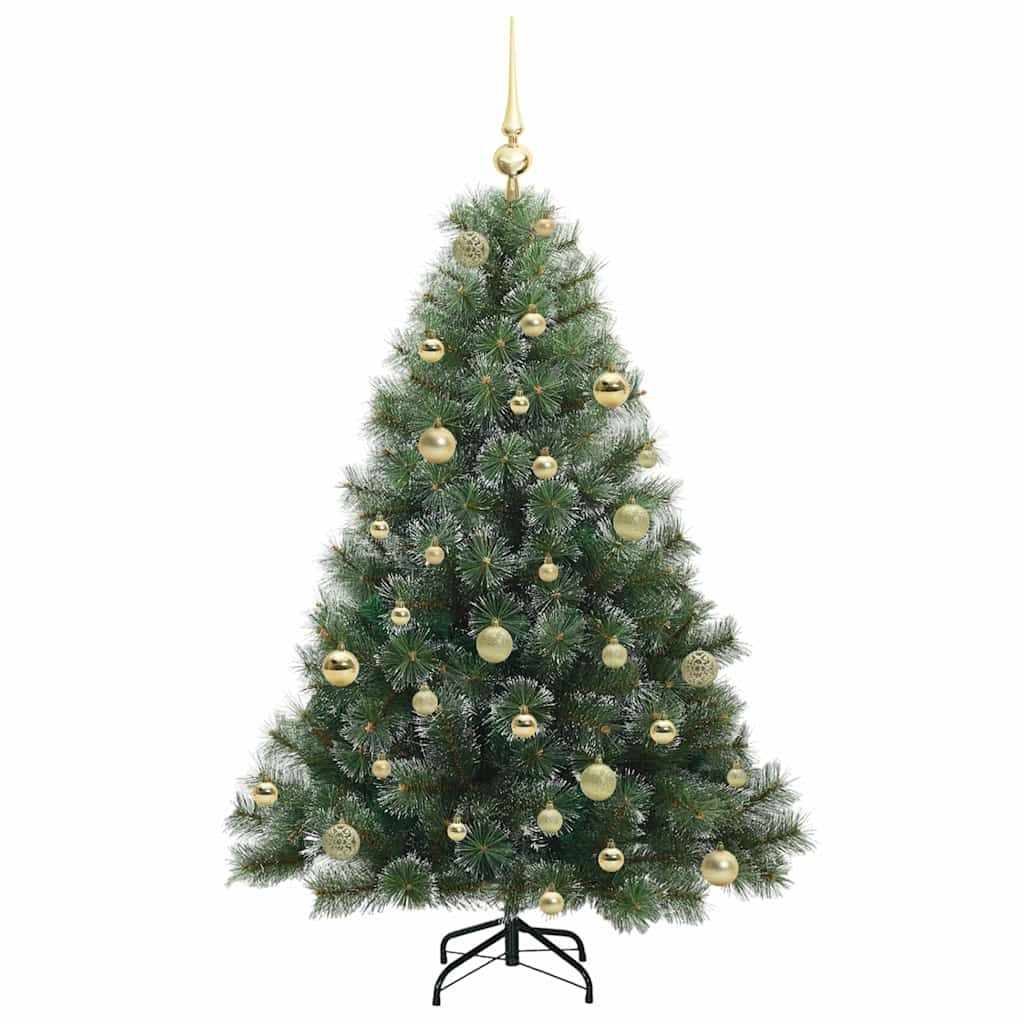 Albero di Natale artificiale con 150 LED Verde 150 cm PE e PVC 3397839