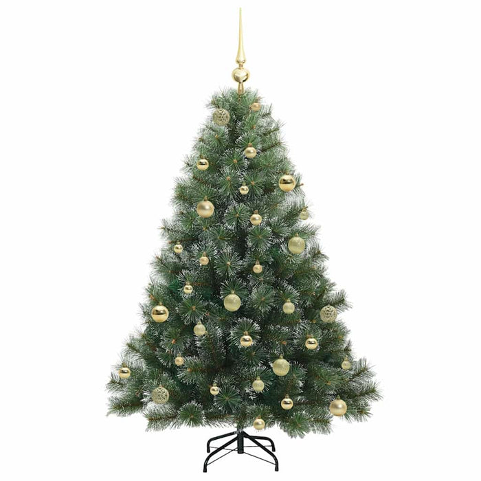 Albero di Natale artificiale con 150 LED Verde 150 cm PE e PVC 3397839