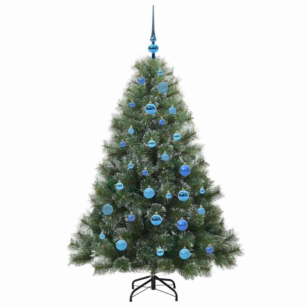 Albero di Natale artificiale con 150 LED Verde 150 cm PE e PVC 3397842