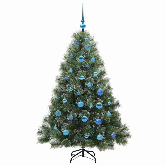 Albero di Natale artificiale con 150 LED Verde 150 cm PE e PVC 3397842