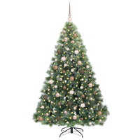 Albero di Natale artificiale con 300 LED Verde 180 cm PE e PVC 3397846