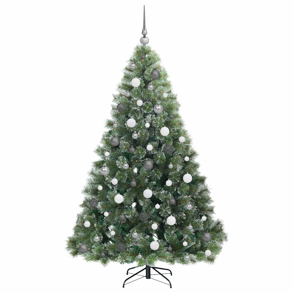 Albero di Natale artificiale con 300 LED Verde 180 cm PE e PVC 3397847