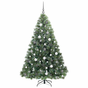 Albero di Natale artificiale con 300 LED Verde 180 cm PE e PVC 3397847