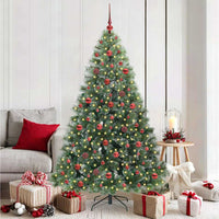 Albero di Natale artificiale con 300 LED Verde 180 cm PE e PVC 3397848