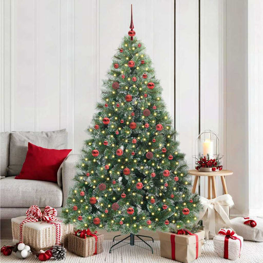 Albero di Natale artificiale con 300 LED Verde 180 cm PE e PVC 3397848