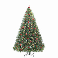 Albero di Natale artificiale con 300 LED Verde 180 cm PE e PVC 3397848