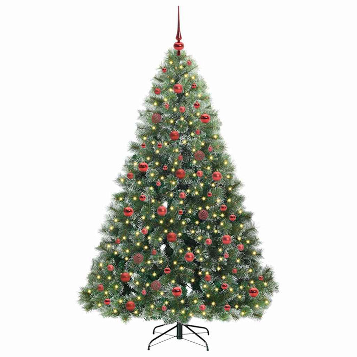 Albero di Natale artificiale con 300 LED Verde 180 cm PE e PVC 3397848