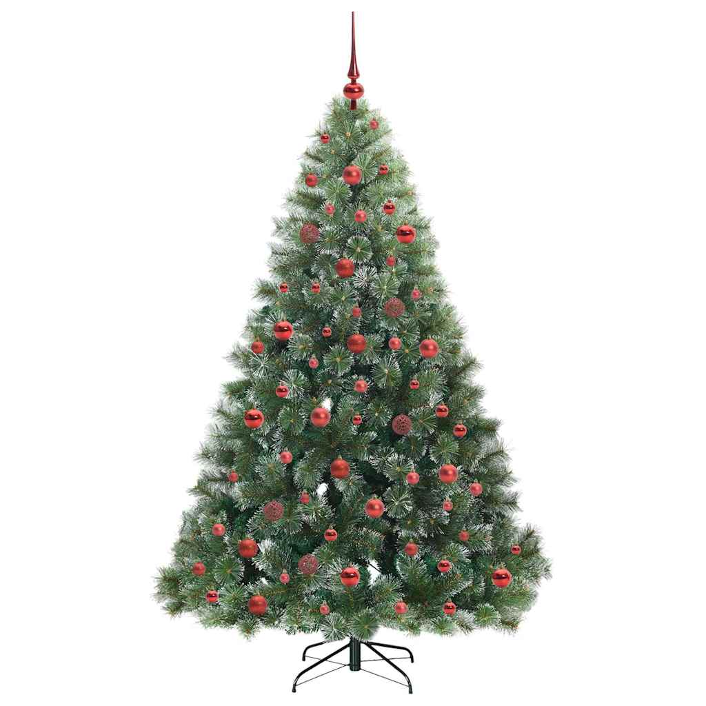 Albero di Natale artificiale con 300 LED Verde 180 cm PE e PVC 3397848