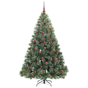 Albero di Natale artificiale con 300 LED Verde 180 cm PE e PVC 3397848